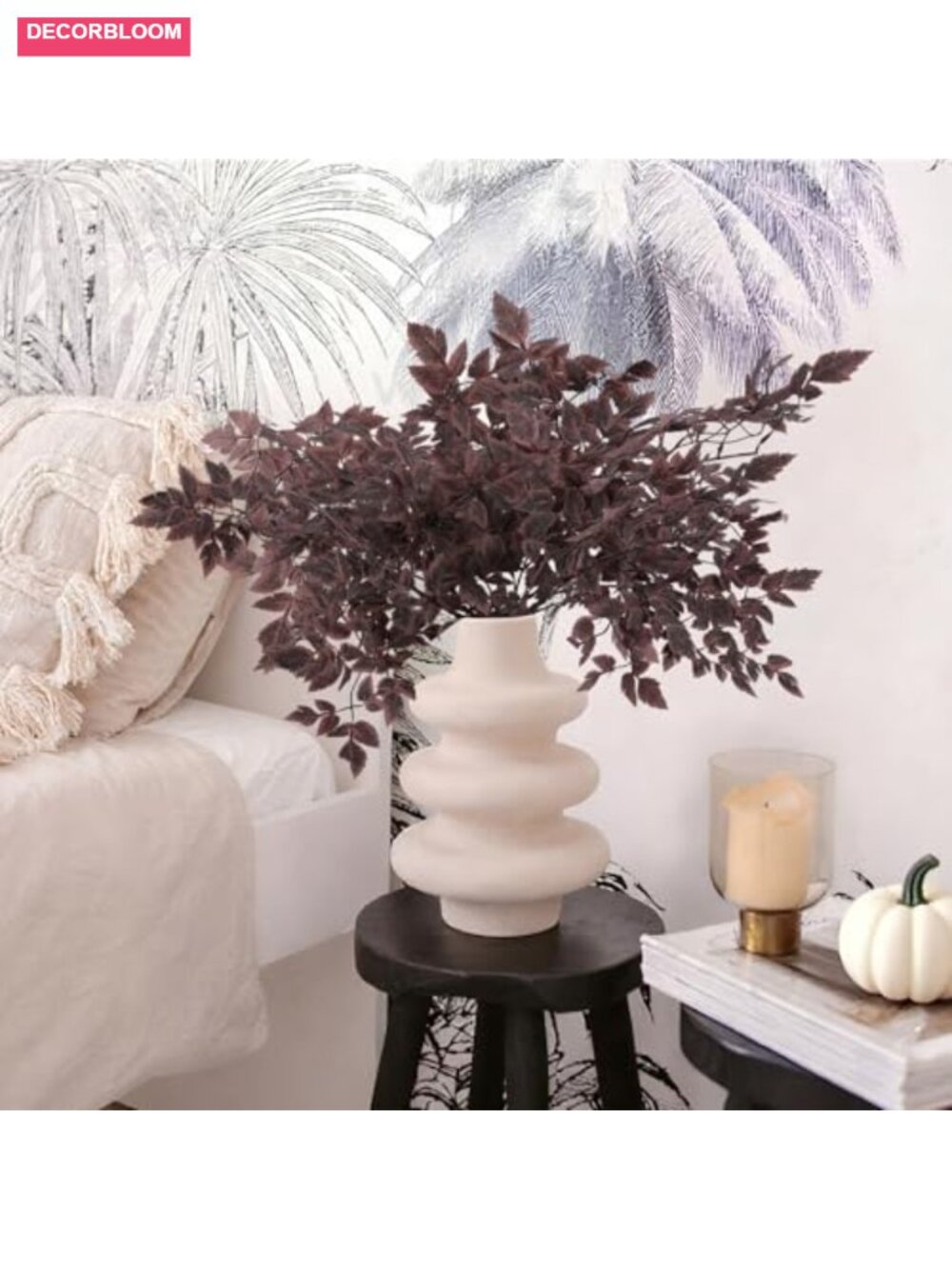 4 Pc Artificial Cimicifuga Leaf Spray 23" Faux Greenery Branch - Picture 6 of 6